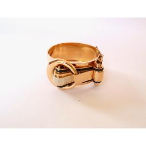 Tank Bracelet Circa 1940, Gold And Calibrated Sapphires