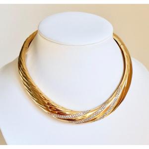 Fred Necklace Yellow Gold And Diamonds