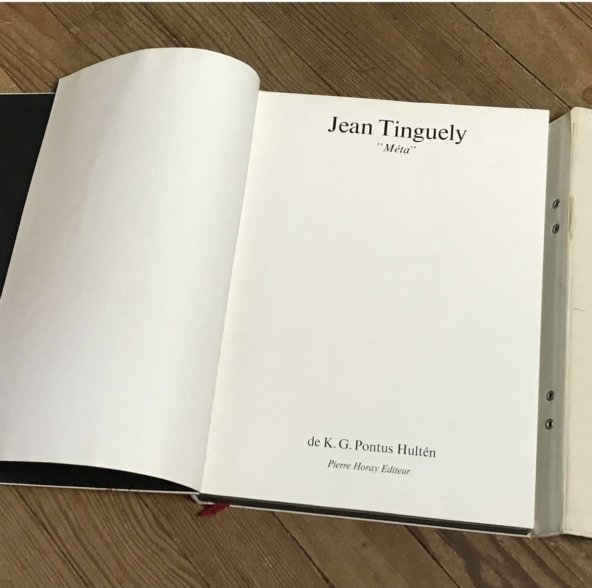 Jean Tinguely, Meta Suitcase Book, Pierre Horay, 1974-photo-2