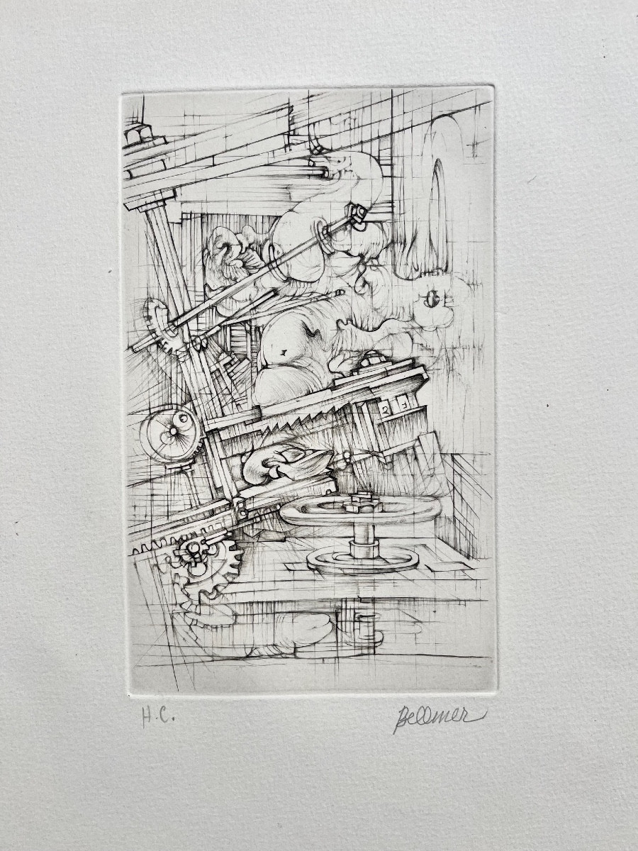 Hans Bellmer, Eau-forte et pointe-sèche, 1975-photo-2