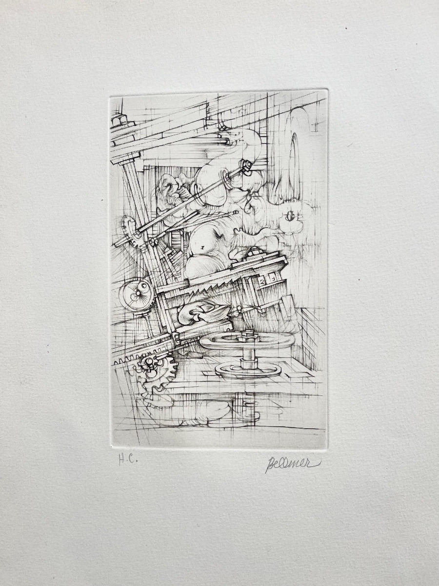 Hans Bellmer, Eau-forte et pointe-sèche, 1975