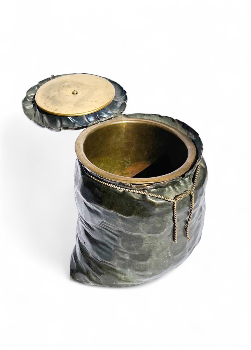 Tobacco Jar, Vienna Bronze Circa 1850-photo-3