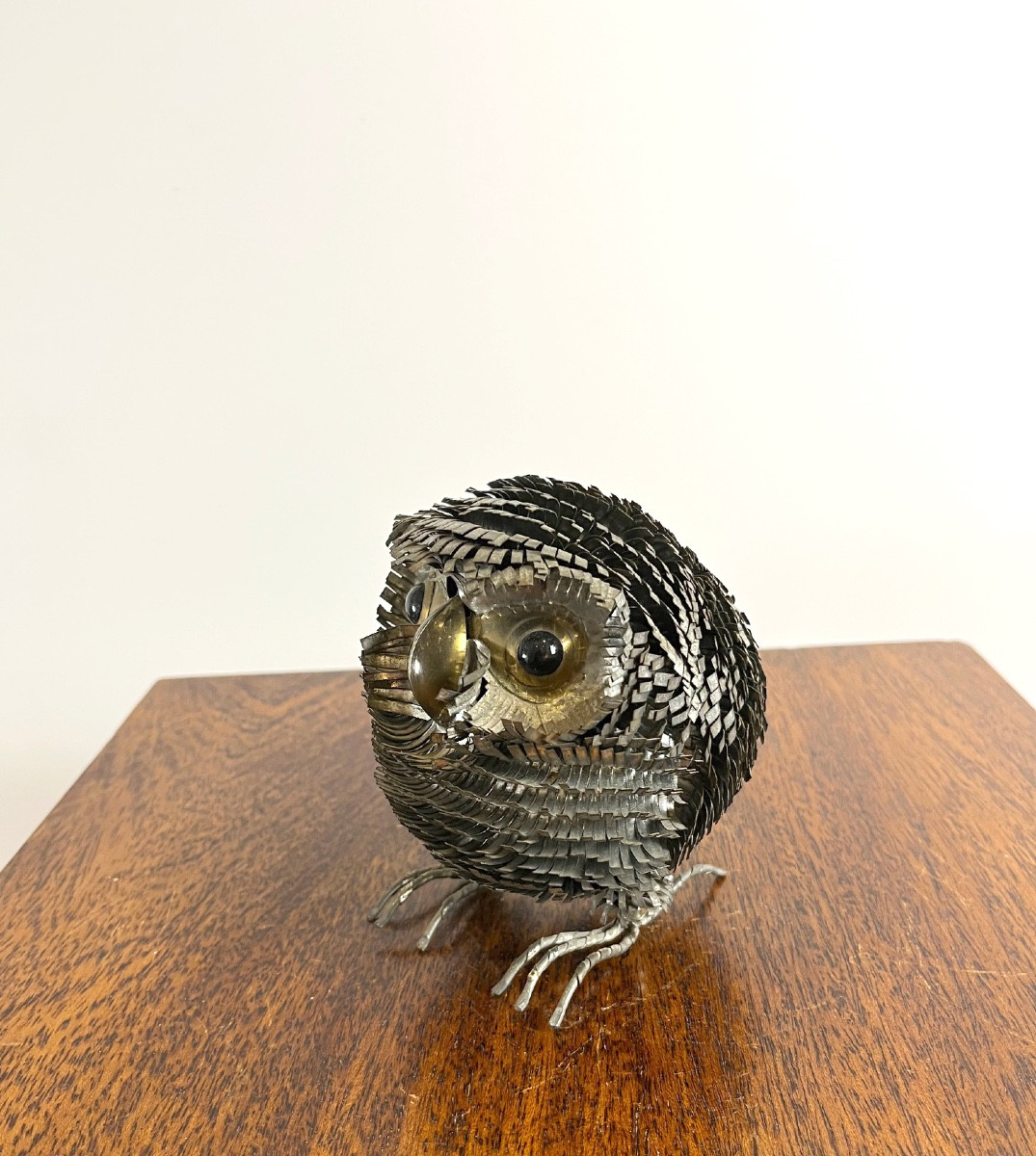 Sergio Bustamante, Chouette en lames de métal, 1970-photo-2