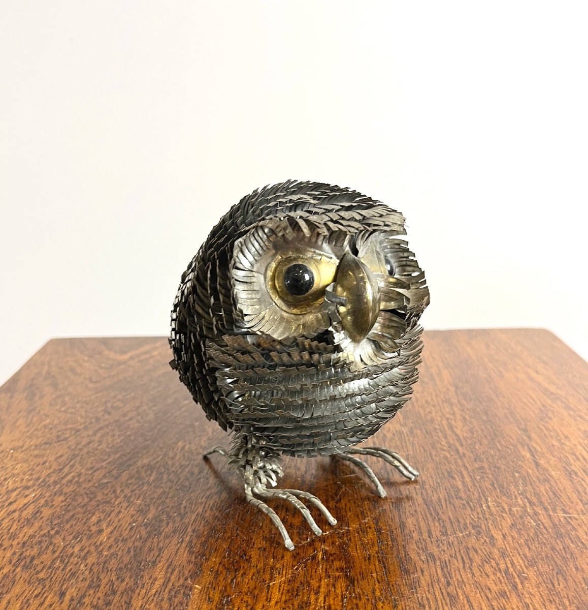 Sergio Bustamante, Chouette en lames de métal, 1970