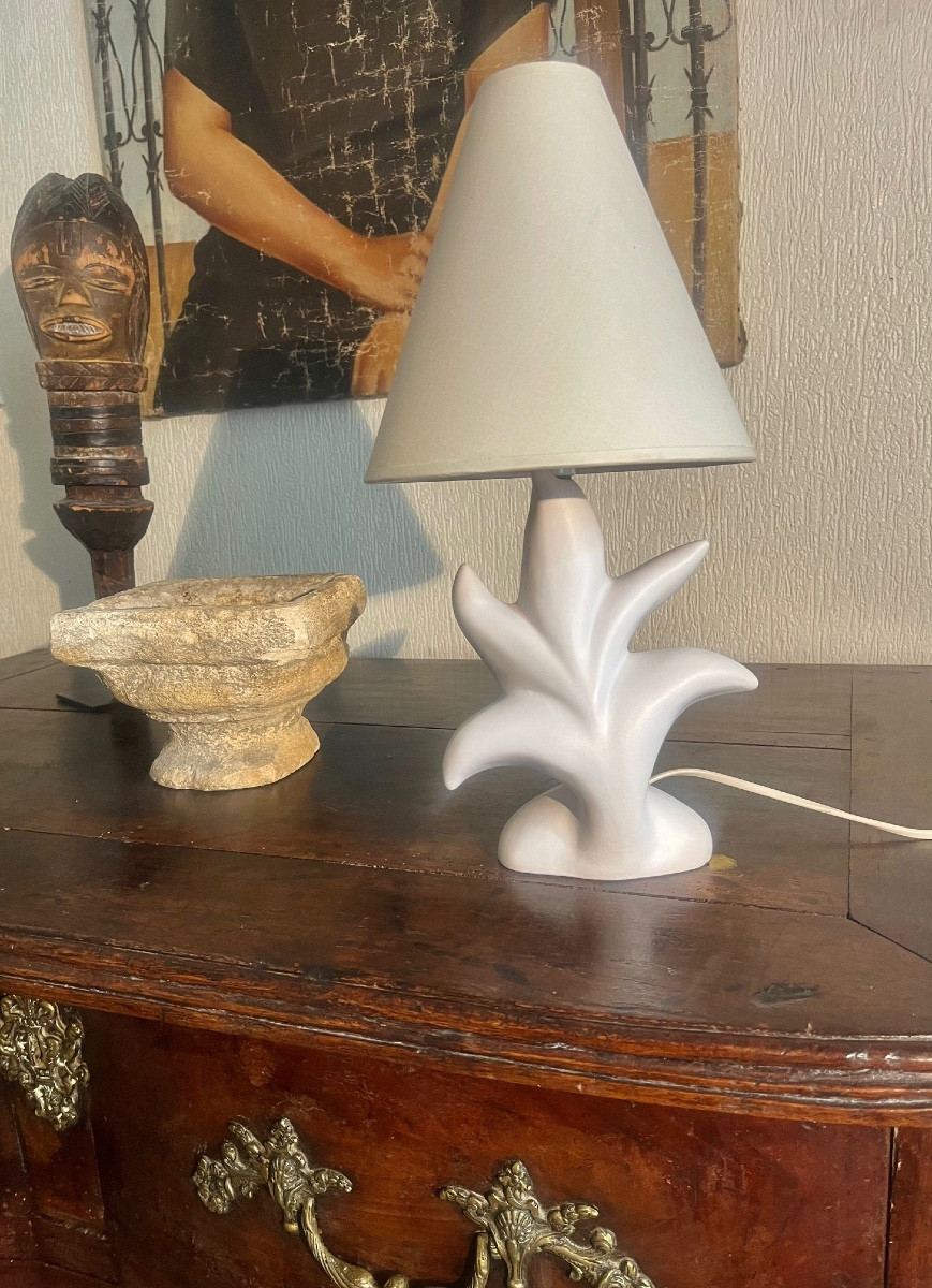 Georges Mathias, Lampe en céramique, 1980