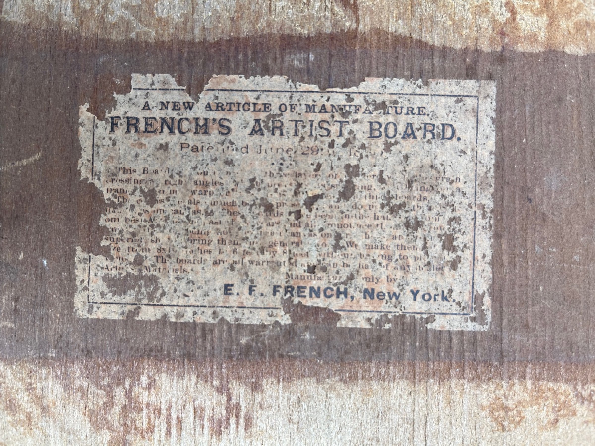 Marins à quai, huile sur panneau, expressionniste américain, début XXème-photo-2