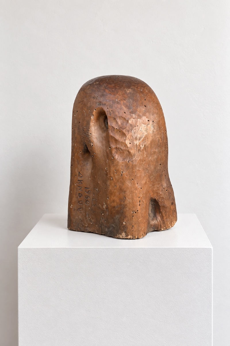 Louis Arnaud (1914–?), *head With Closed Eyes*, Signed And Dated 1960 In Intaglio-photo-1