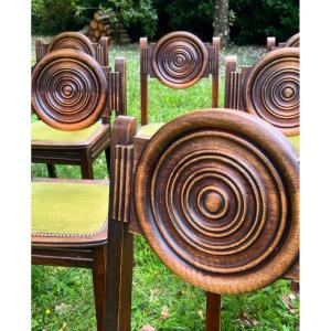 Suite de six chaises par Etienne Kohlmann