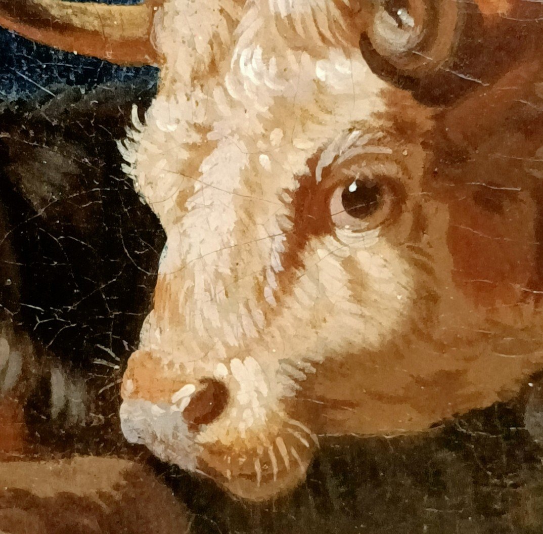 Oil On Canvas Caravan Dated 1701-photo-2