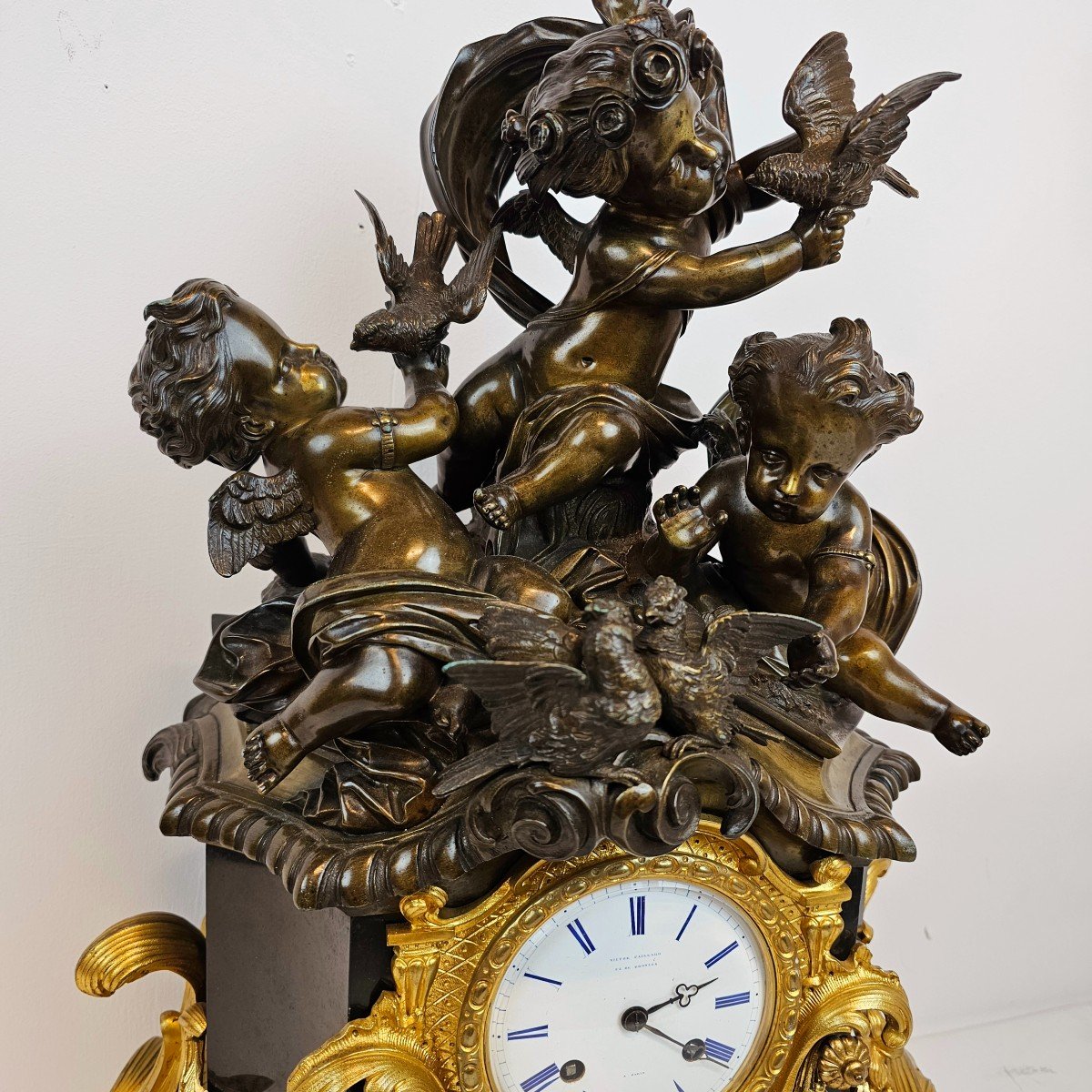 Clock Signed Victor Paillard-photo-3