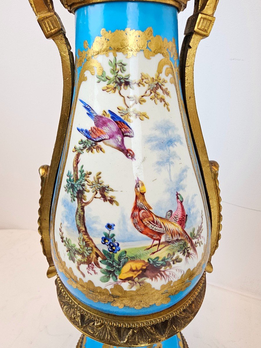 A Pair Of Sevres Lamps-photo-2