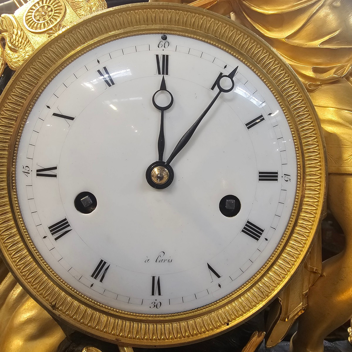 Empire Bronze Clock-photo-5