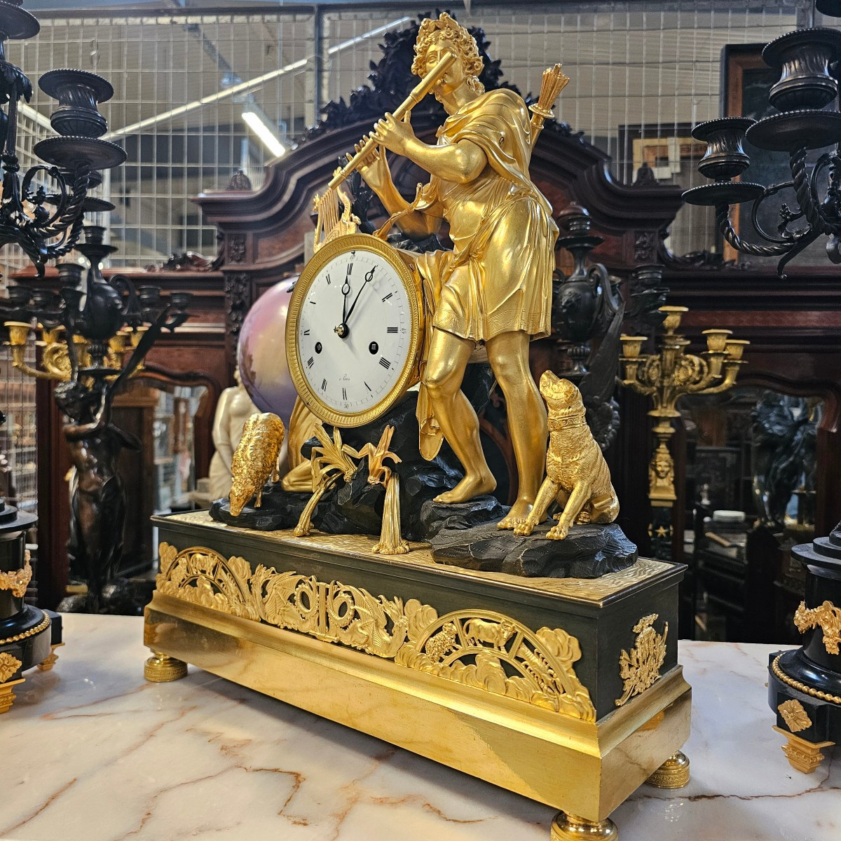 Empire Bronze Clock-photo-7