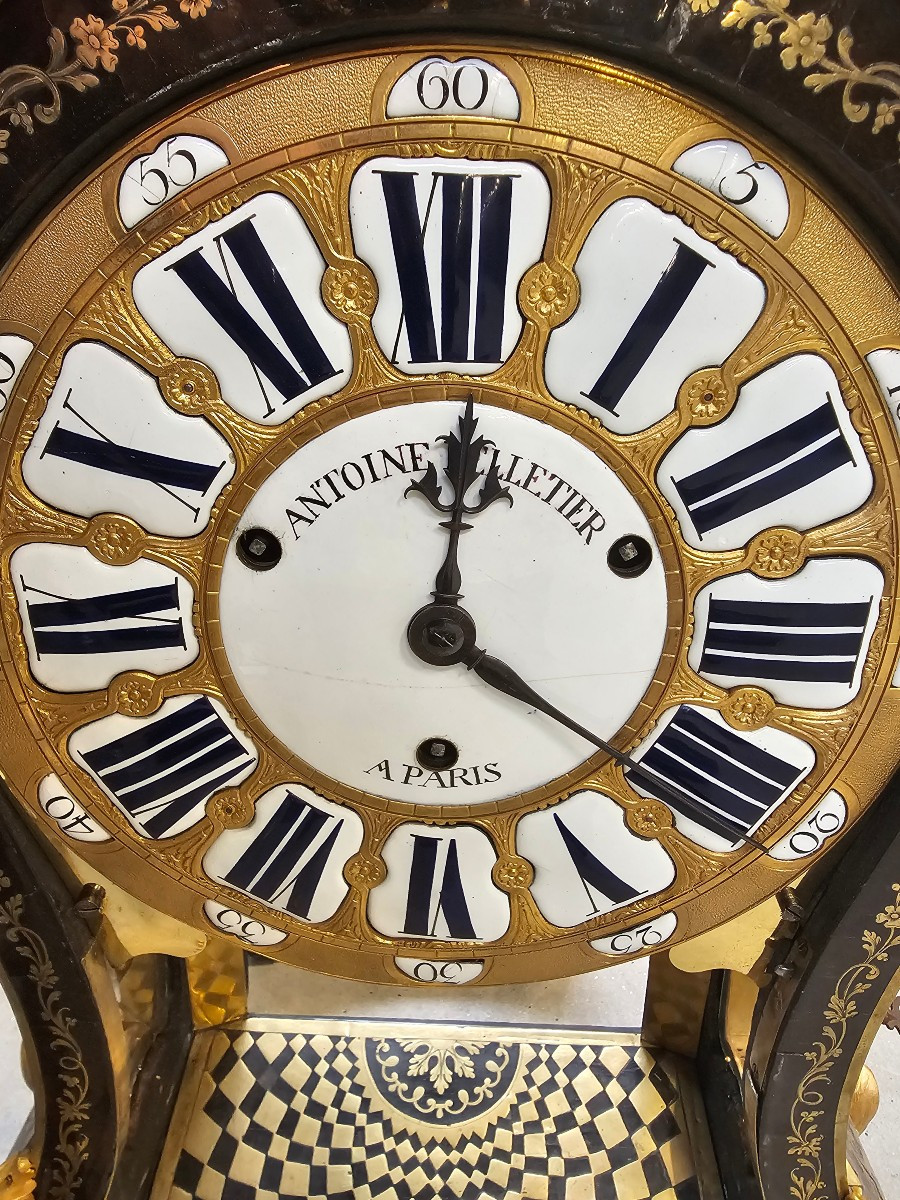 Large Boulle Clock-photo-4