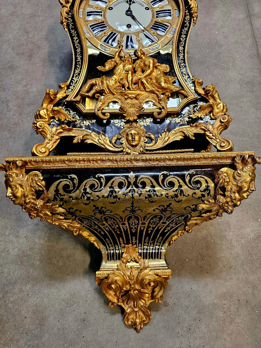 Large Boulle Clock-photo-4