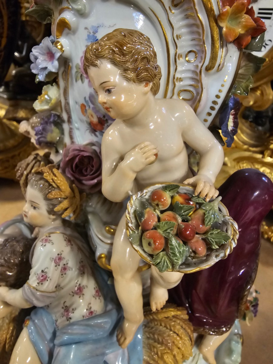 Grand plateau de Meissen XIX-photo-1