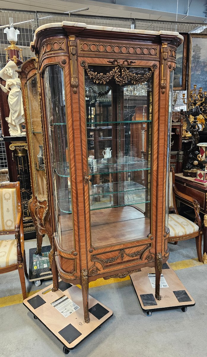 Louis XV-style Display Cabinets