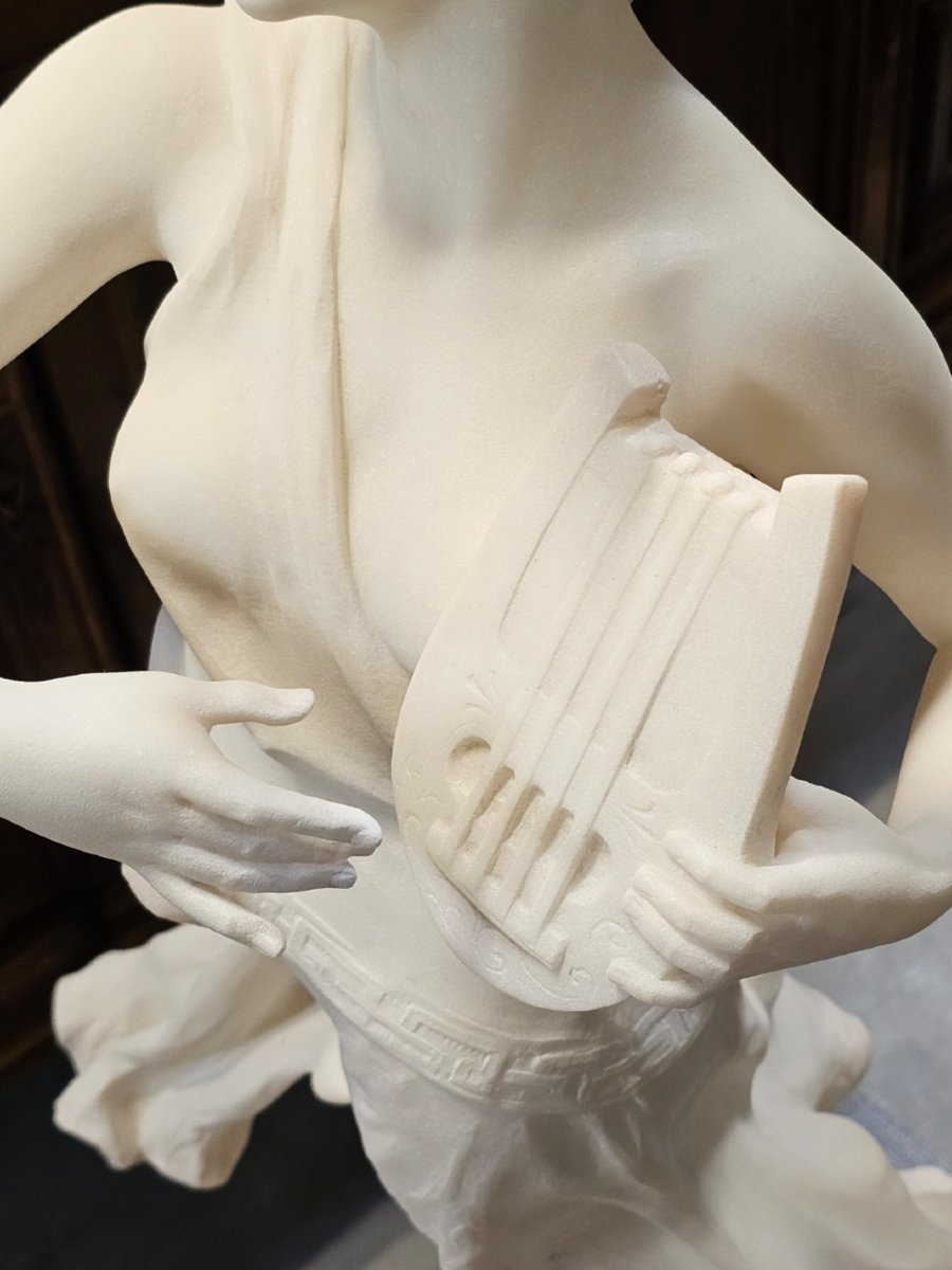 Marble Sculpture  105 Cm  19th–20th Centuries-photo-1