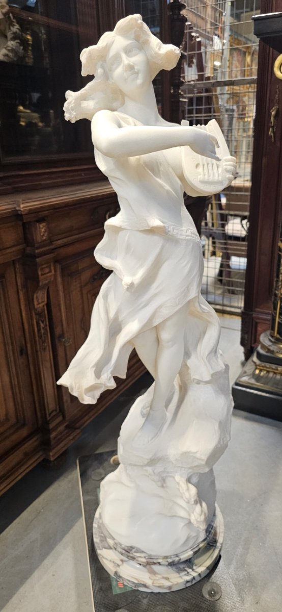 Marble Sculpture  105 Cm  19th–20th Centuries