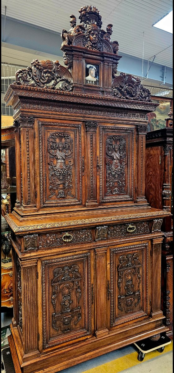 Cabinet neo-Renaissnce XIX-photo-5