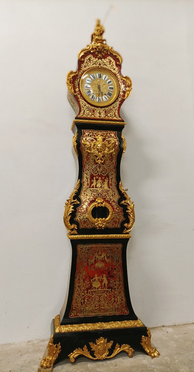 Large Napoleon III Boulle Clock