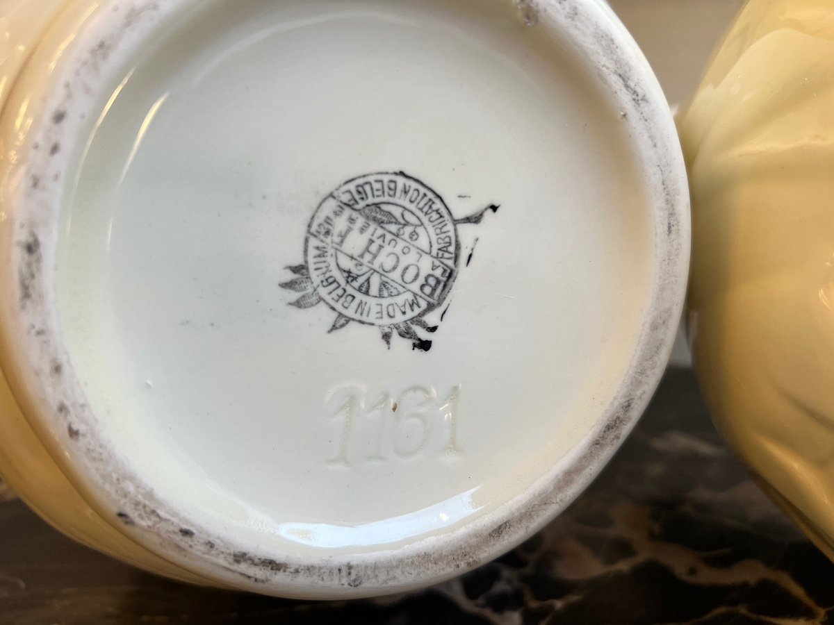 Pair Of Art Deco Boch / Kéramis “aux Biches” Vases Signed And Numbered (vase 1930) -photo-7