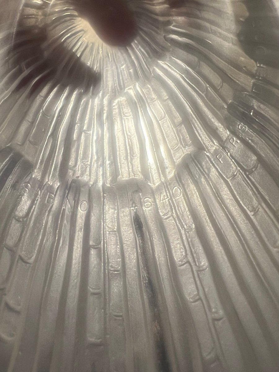 Exceptional Pair Of Sabino “cascades” Wall Lights No. 4640 Signed (art Deco Wall Lamp 1930)-photo-7