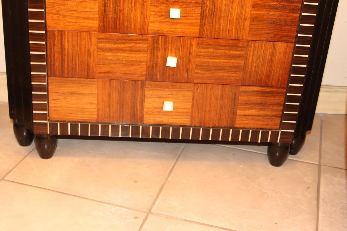 Secrétaire à Abattant Art Deco De La Maison D.i.m (cat: Mobilier - Secrétaires Art Déco 1930)-photo-3