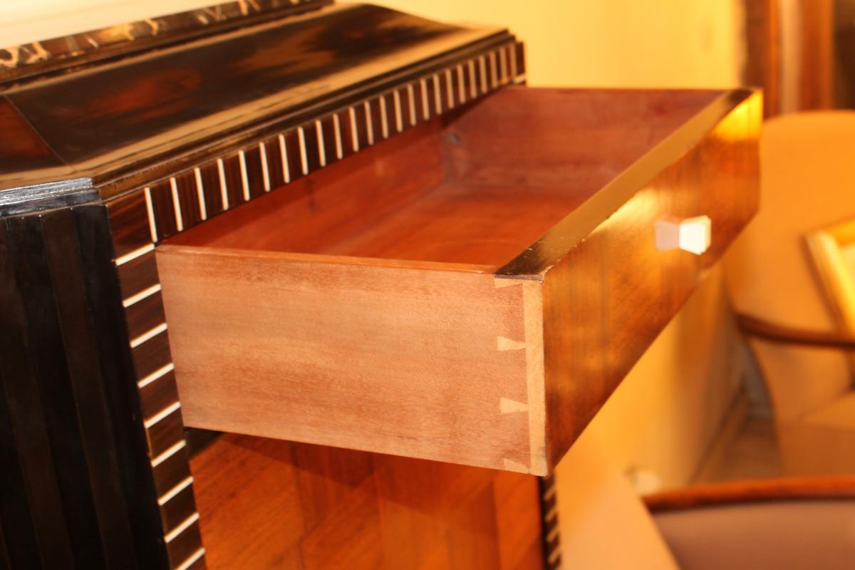 Secrétaire à Abattant Art Deco De La Maison D.i.m (cat: Mobilier - Secrétaires Art Déco 1930)-photo-4