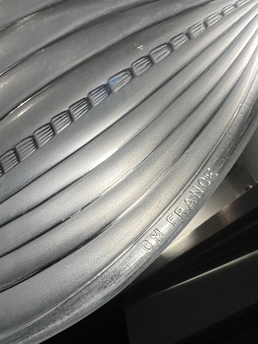 Extraordinary Pair Of Art Deco Wall Lights Signed Genet & Michon France Art Deco Wall Light 1930-photo-8