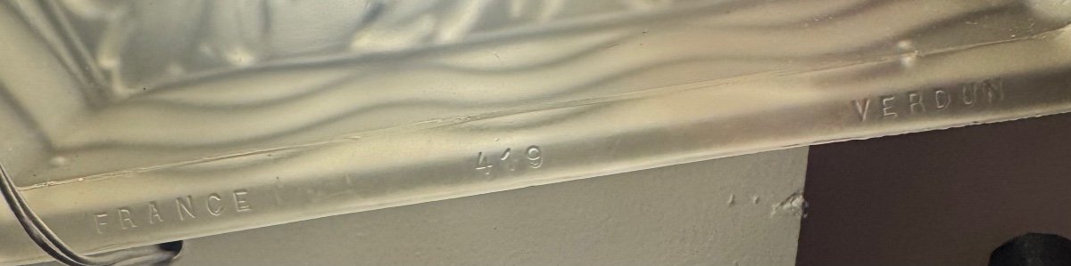 Pair Of Art Deco Wall Lights Maurice Model Signed Verdun France 419 (art Deco Wall Light 1930 -photo-7