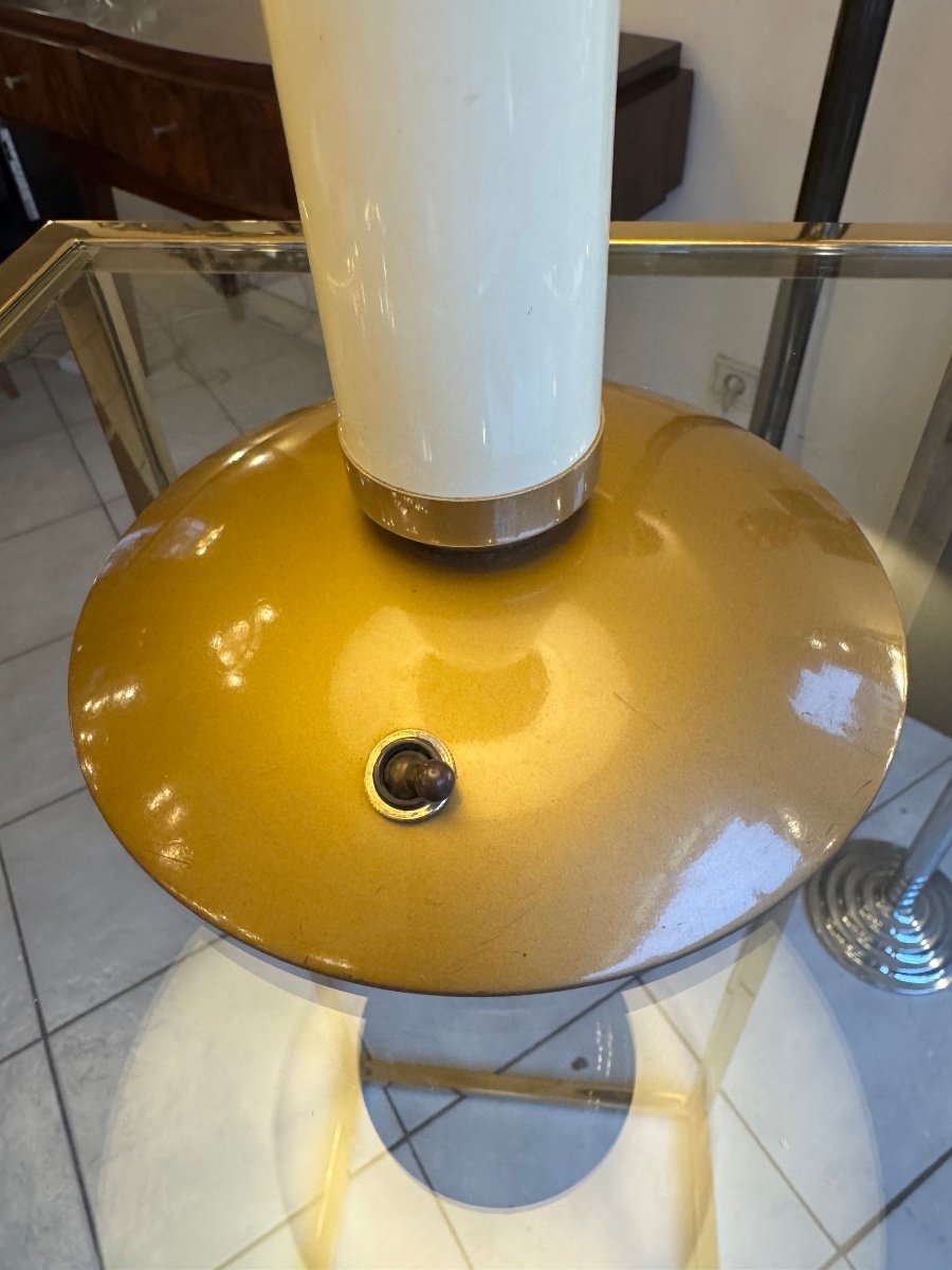 Art Deco Jumo 350 Lamp / Late 40s / Metal And Perspex (art Deco Lamps 1930)-photo-5