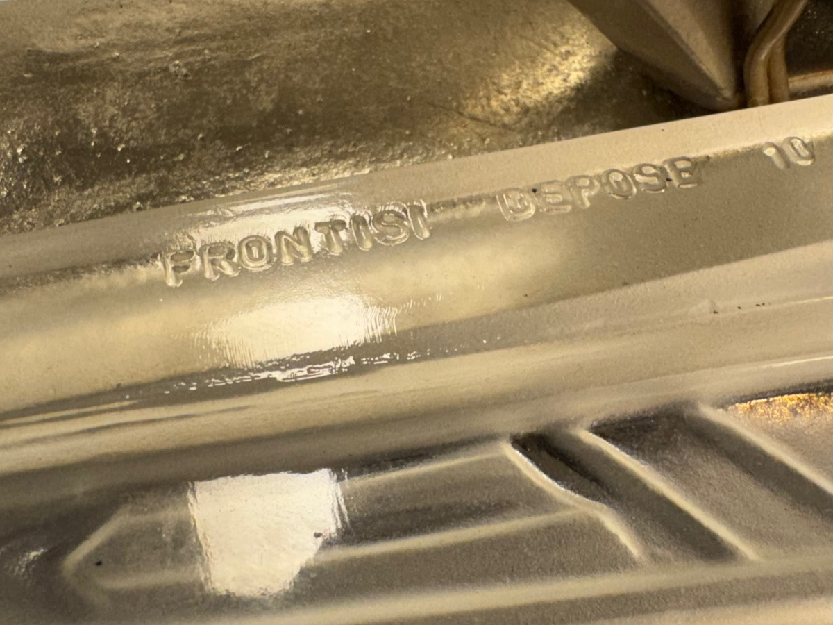 Rare Lustre Art Déco à quatre grandes plaques Signé Jamain & Frontisi ( lustre art deco 1930 -photo-7