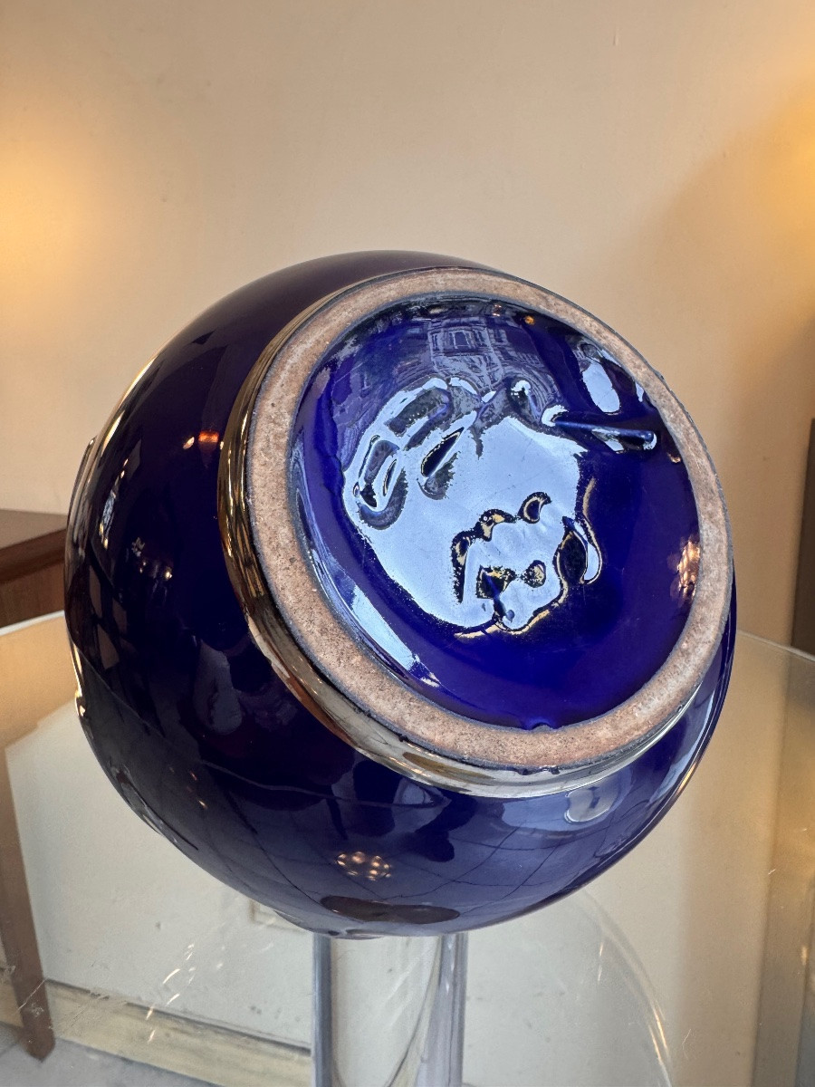 Art Deco Vase Signed Odyv 489 / Odette Berlot And Yvonne Mussier ( Vierzon 1930 ) -photo-8