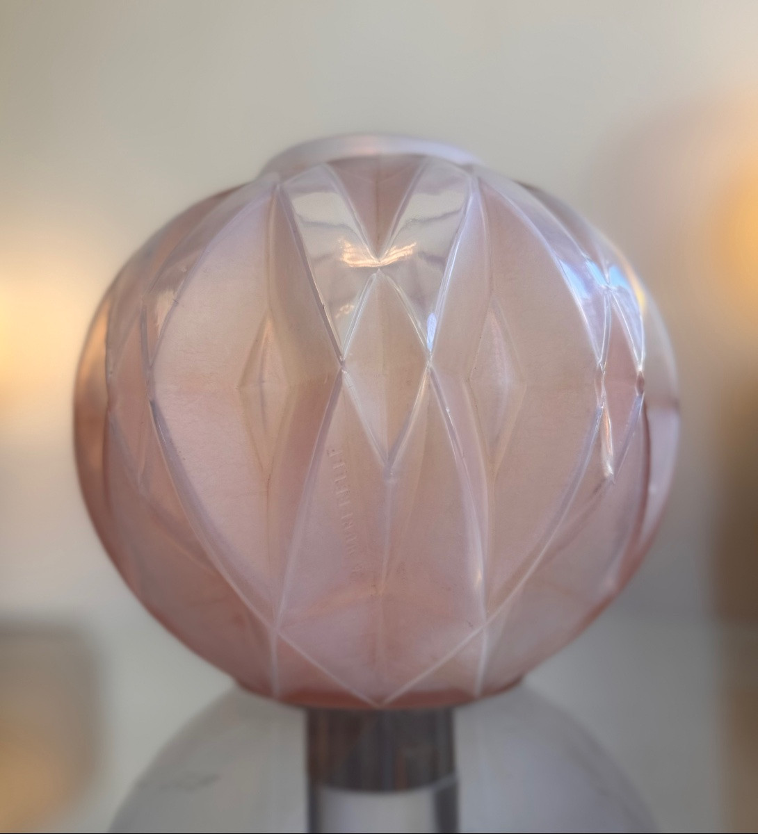 Art Deco Vase « prisme » Model Signed A. Hunebelle And R. Cognéville ( Art Deco Vases 1930 ) -photo-3