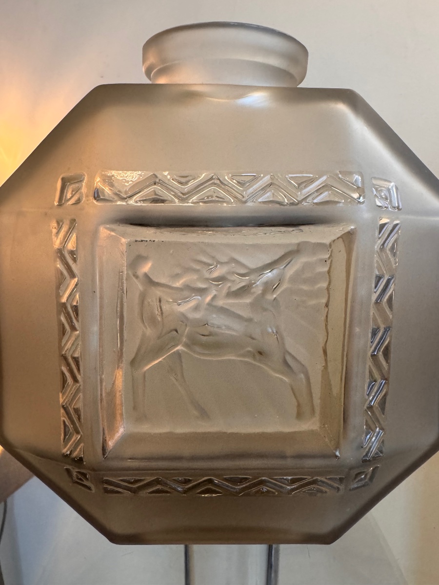 Art Deco Vase « Deer » Sepia Patina Signed Charles Schneider ( Art Deco Vases 1930 ) -photo-6