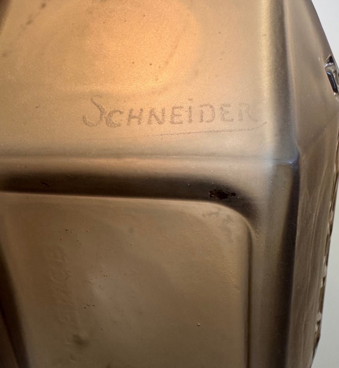 Art Deco Vase « Deer » Sepia Patina Signed Charles Schneider ( Art Deco Vases 1930 ) -photo-7