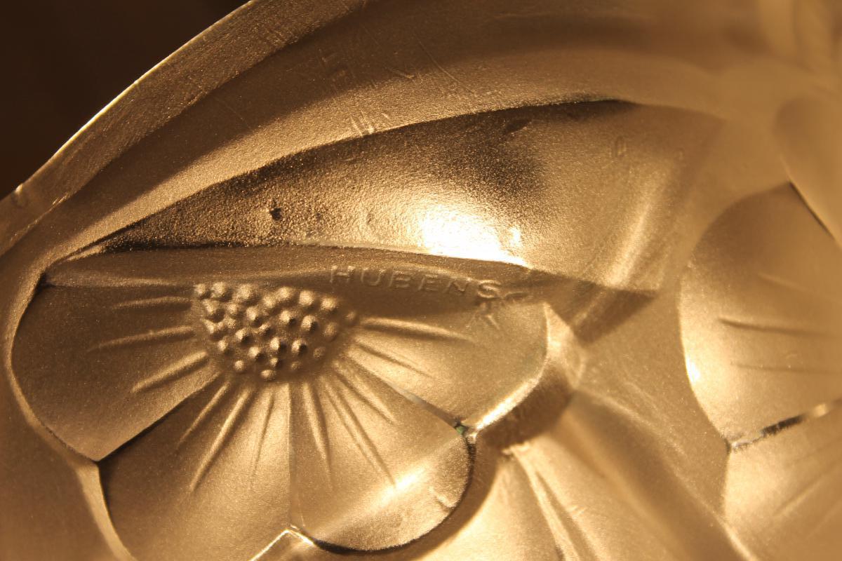 Lustre Art Deco Signé Degué-hubens (catégorie: Lustres Art Déco)-photo-1