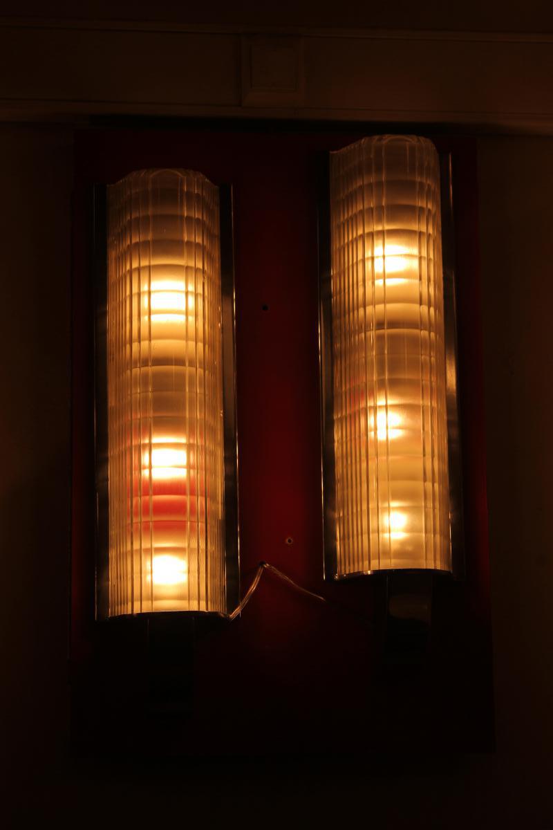 Pair Of Art Deco Wall Model Perzel (category Wall Art Deco)-photo-3