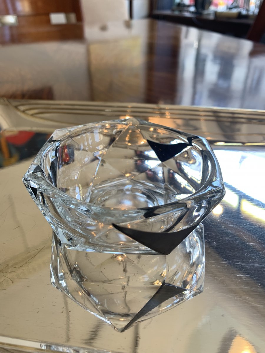 Ensemble  Art Deco Karl Palda Verreries Tchèques (cat: Carafe Art Déco 1930)-photo-4