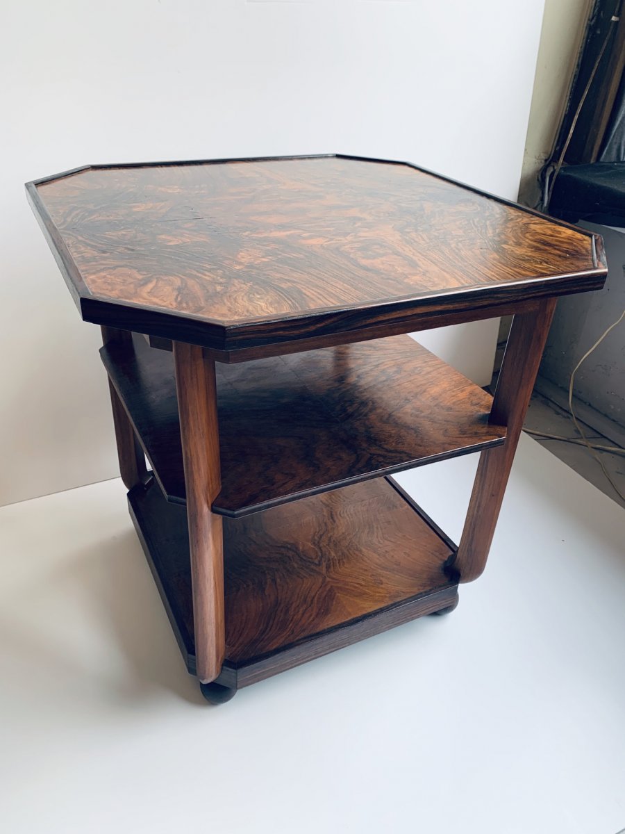Coffee Table - Pedestal Art Deco School Amsterdam (cat: Tables Art Deco 1930)-photo-3