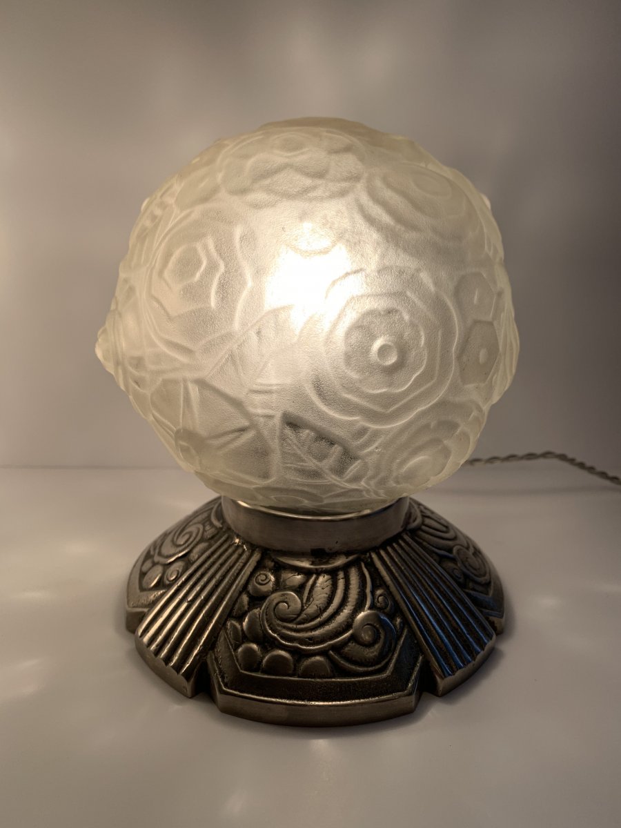 Pair Of Art Deco Lamps -photo-5