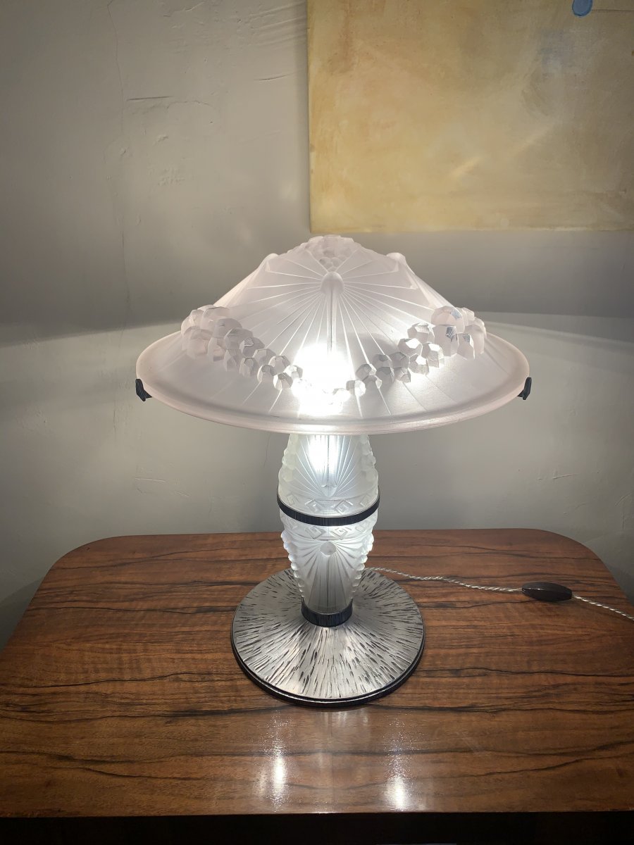 Extremely Rare Art Deco Lamp -photo-2