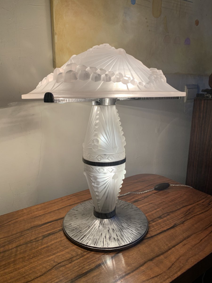 Extremely Rare Art Deco Lamp -photo-1