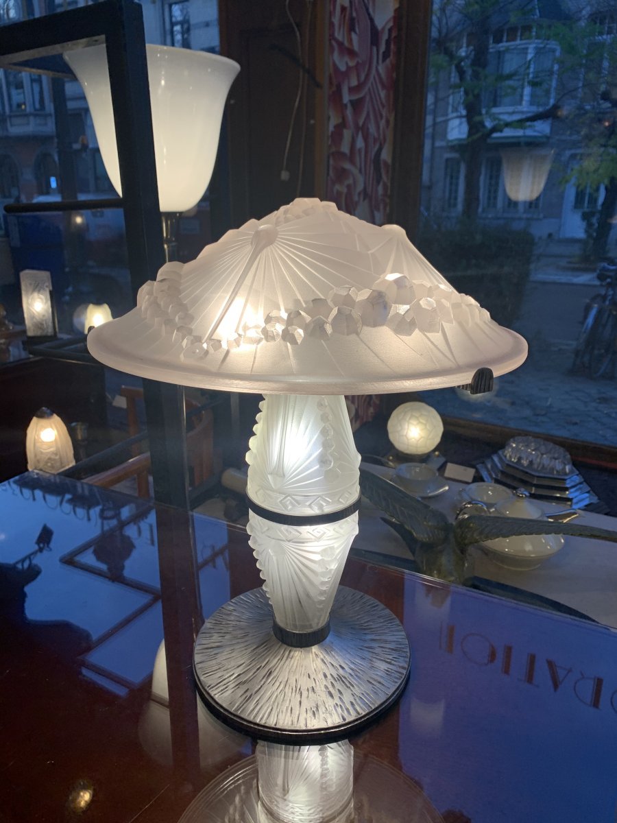 Extremely Rare Art Deco Lamp -photo-4
