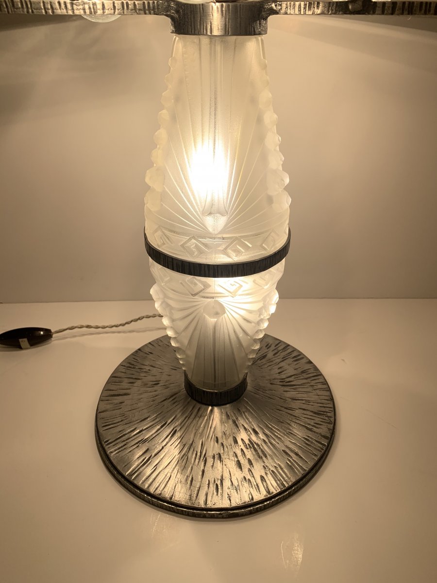 Extremely Rare Art Deco Lamp -photo-8