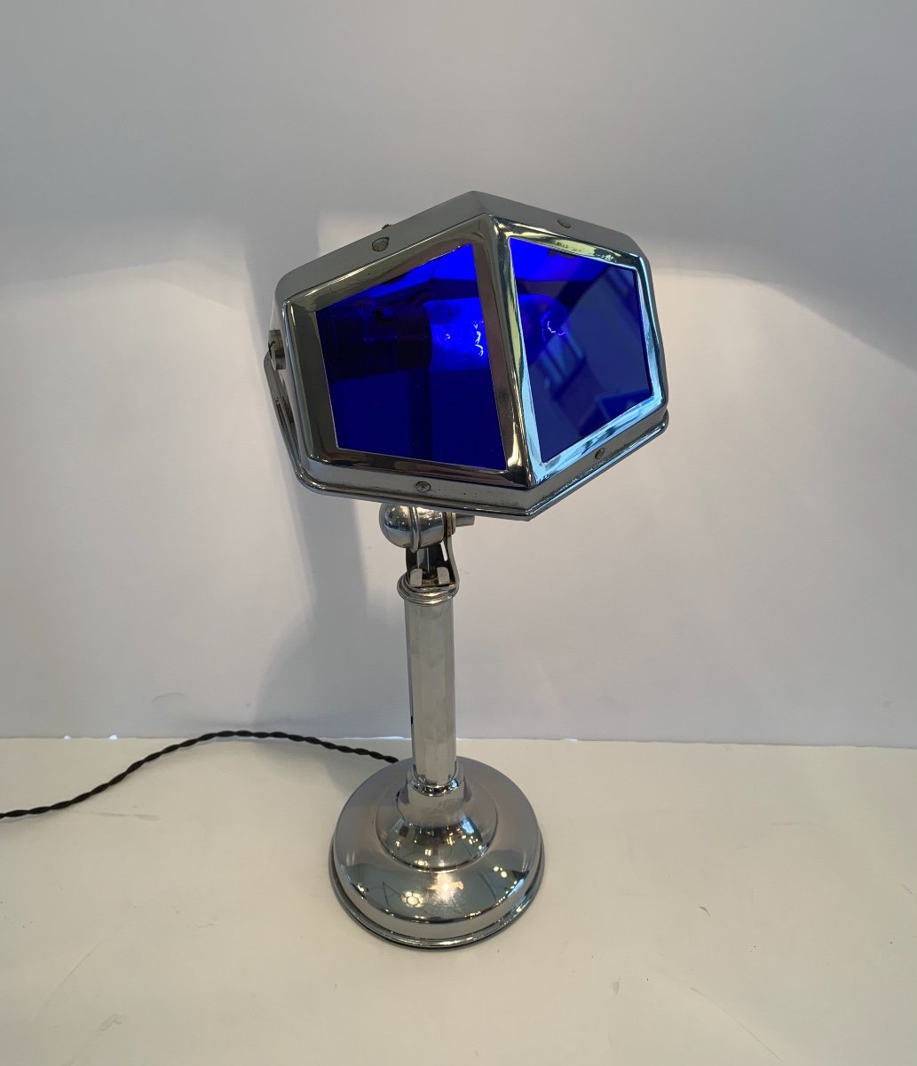 Telescopic And Adjustable Art Deco Desk Lamp -photo-5