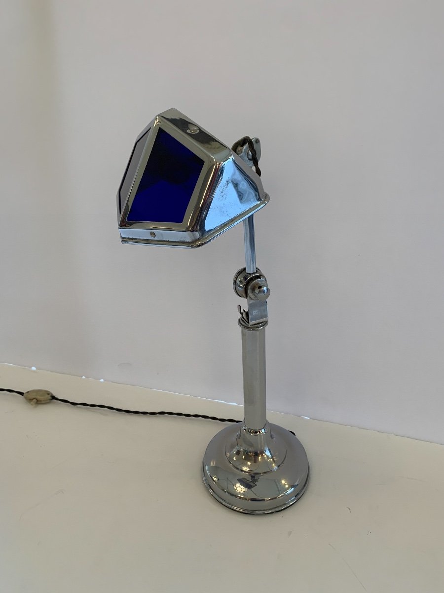 Telescopic And Adjustable Art Deco Desk Lamp -photo-8