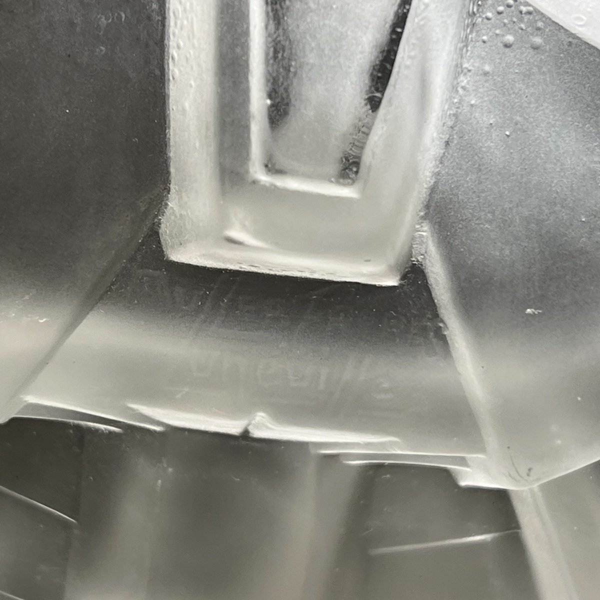 Art Deco Chandelier With Basin And Tulips Signed Müller Frères (suspension - Art Deco Chandeliers 1930)-photo-6