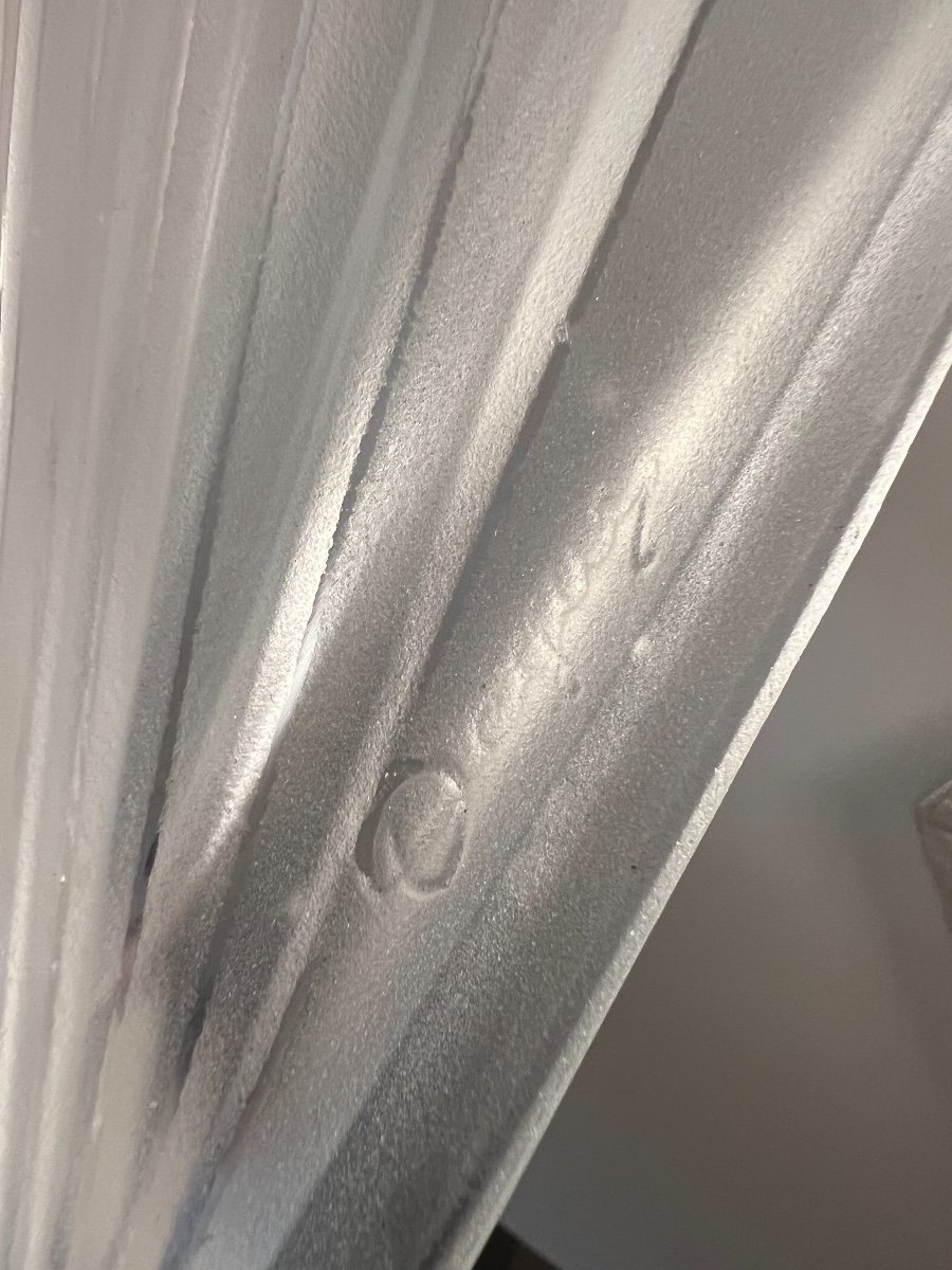 Superb Pair Of Art Deco Sconces Signed Degué Compiègne France (art Deco Sconces 1930)-photo-6